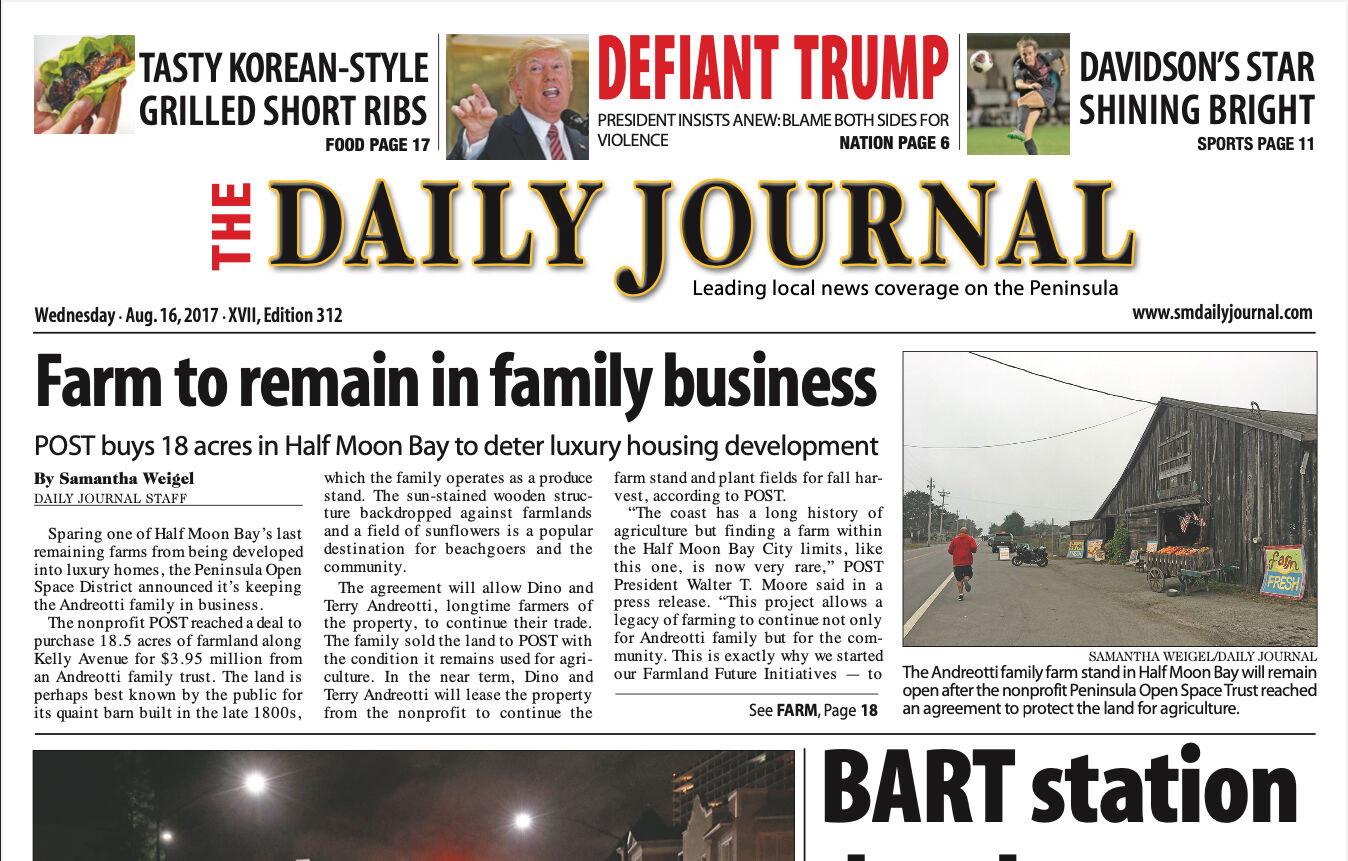 San Mateo Daily Journal: 2017